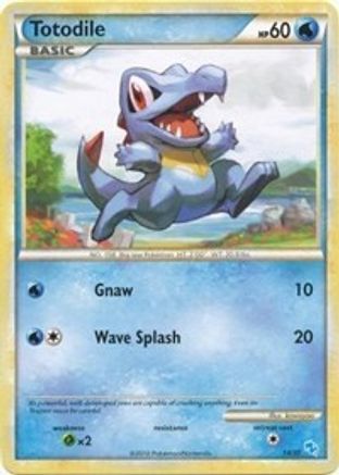 Totodile (#14) (14) [HGSS Trainer Kit Gyarados & Raichu] - Common