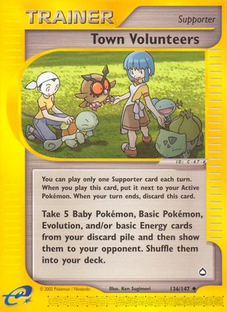 Town Volunteers (136/147) [Aquapolis] - Uncommon