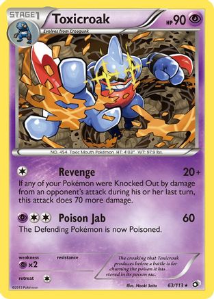 Toxicroak (63/113) [Legendary Treasures] Reverse Holofoil - Rare