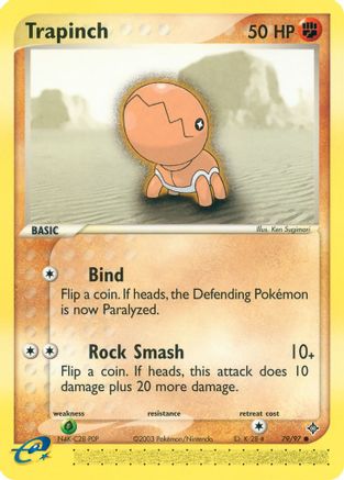 Trapinch (79/97) [Dragon] Reverse Holofoil - Common