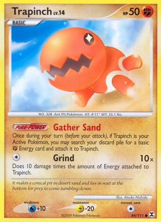 Trapinch (84/111) [Rising Rivals] Reverse Holofoil - Common