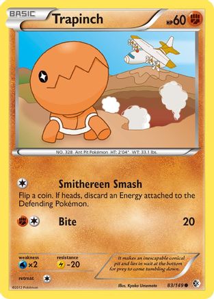 Trapinch (83/149) [Boundaries Crossed] Reverse Holofoil - Common