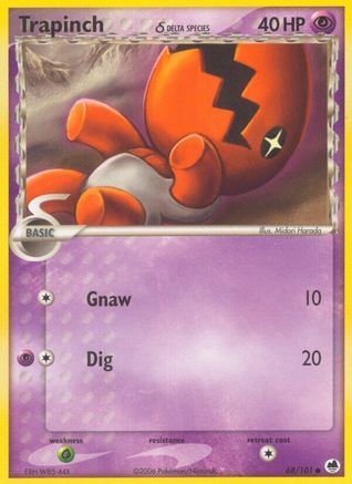 Trapinch (Delta Species) (068/101) [Dragon Frontiers] Reverse Holofoil - Common