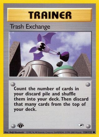 Trash Exchange (126/132) [Gym Heroes] 1st Edition - Common