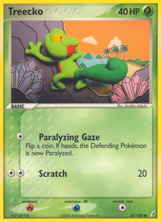 Treecko (067/100) [Crystal Guardians] - Common