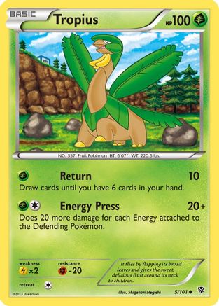 Tropius (5/101) [Plasma Blast] - Uncommon