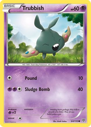 Trubbish (064/135) [Plasma Storm] Reverse Holofoil - Common