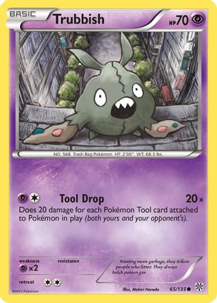 Trubbish (065/135) [Plasma Storm] Reverse Holofoil - Common
