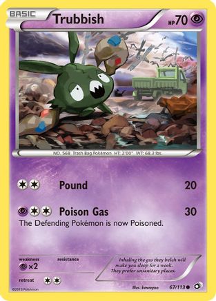Trubbish (067/113) [Legendary Treasures] - Common