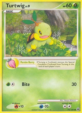 Turtwig (78/100) [Majestic Dawn] Reverse Holofoil - Uncommon