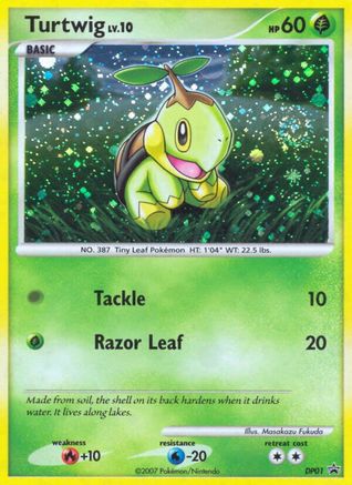 Turtwig - DP01 (DP01/56) [Diamond and Pearl Promos] Holofoil - Promo