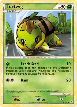 Turtwig (067/95) [Unleashed] Reverse Holofoil - Common