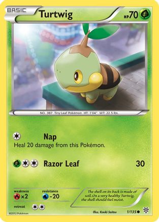 Turtwig (001/135) [Plasma Storm] - Common