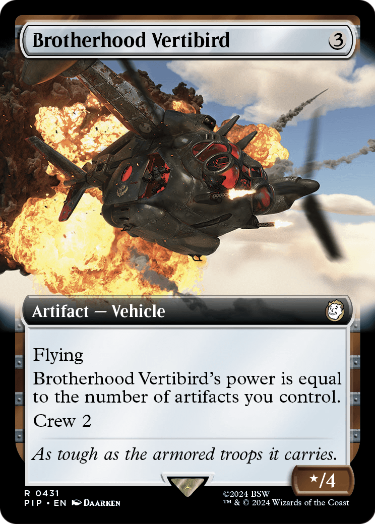 Brotherhood Vertibird (Extended Art) (PIP-431) [Fallout]