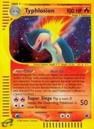 Typhlosion (28/165) [Expedition] Holofoil - Holo Rare