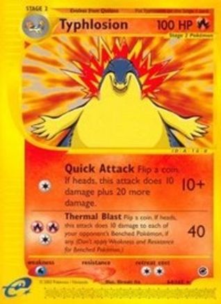 Typhlosion (64/165) [Expedition] Reverse Holofoil - Rare