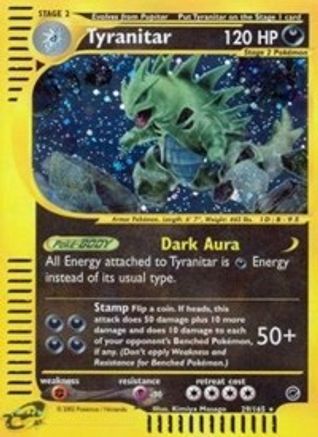 Tyranitar (29/165) [Expedition] Holofoil - Holo Rare