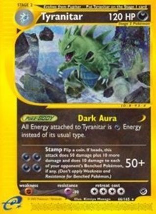 Tyranitar (66/165) [Expedition] - Rare