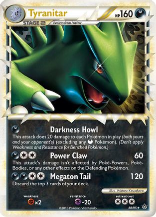 Tyranitar (Prime) (88/95) [Unleashed] Holofoil - Ultra Rare