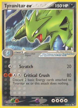Tyranitar ex (Holo) (17/17) [POP Series 1] Holofoil - Ultra Rare