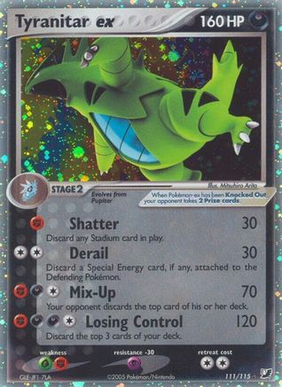 Tyranitar ex (111/115) [Unseen Forces] Holofoil - Ultra Rare