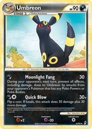 Umbreon (22/95) [Call of Legends] Reverse Holofoil - Holo Rare