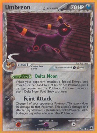 Umbreon (Delta Species) (017/113) [Delta Species] Holofoil - Holo Rare