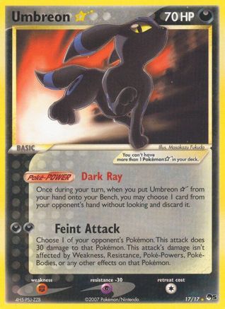 Umbreon Star (17/17) [POP Series 5] - Ultra Rare