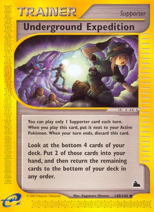 Underground Expedition (140/144) [Skyridge] Reverse Holofoil - Uncommon