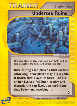 Undersea Ruins (138/147) [Aquapolis] - Uncommon