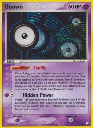 Unown (I) (I/115) [Unseen Forces] Holofoil - Holo Rare