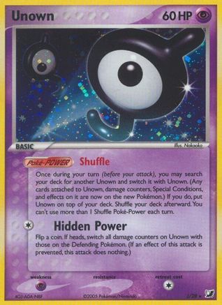 Unown (J) (J/115) [Unseen Forces] Holofoil - Holo Rare