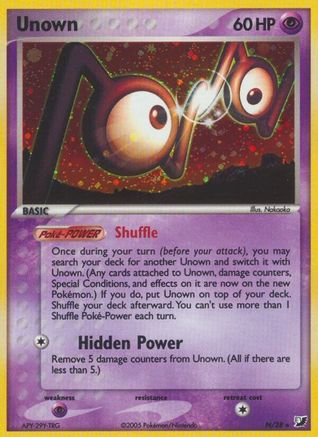 Unown (N) (N/115) [Unseen Forces] Holofoil - Holo Rare