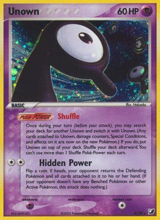 Unown (R) (R/115) [Unseen Forces] Holofoil - Holo Rare