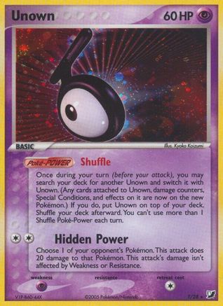 Unown (T) (T/115) [Unseen Forces] Holofoil - Holo Rare