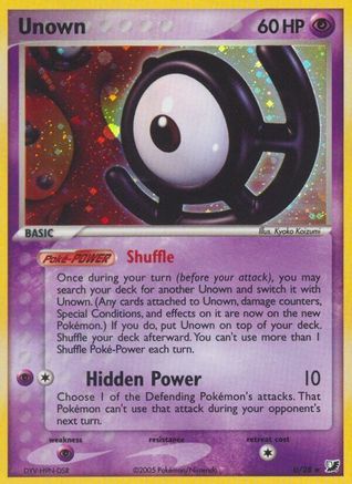 Unown (U) (U/115) [Unseen Forces] Holofoil - Holo Rare