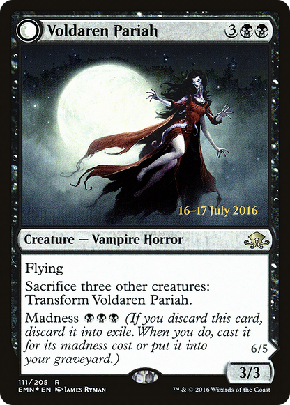 Voldaren Pariah (PRE-111S) [Eldritch Moon Promos] Foil
