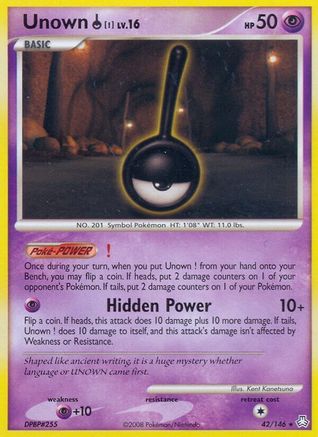 Unown (!) (42/146) [Legends Awakened] - Rare