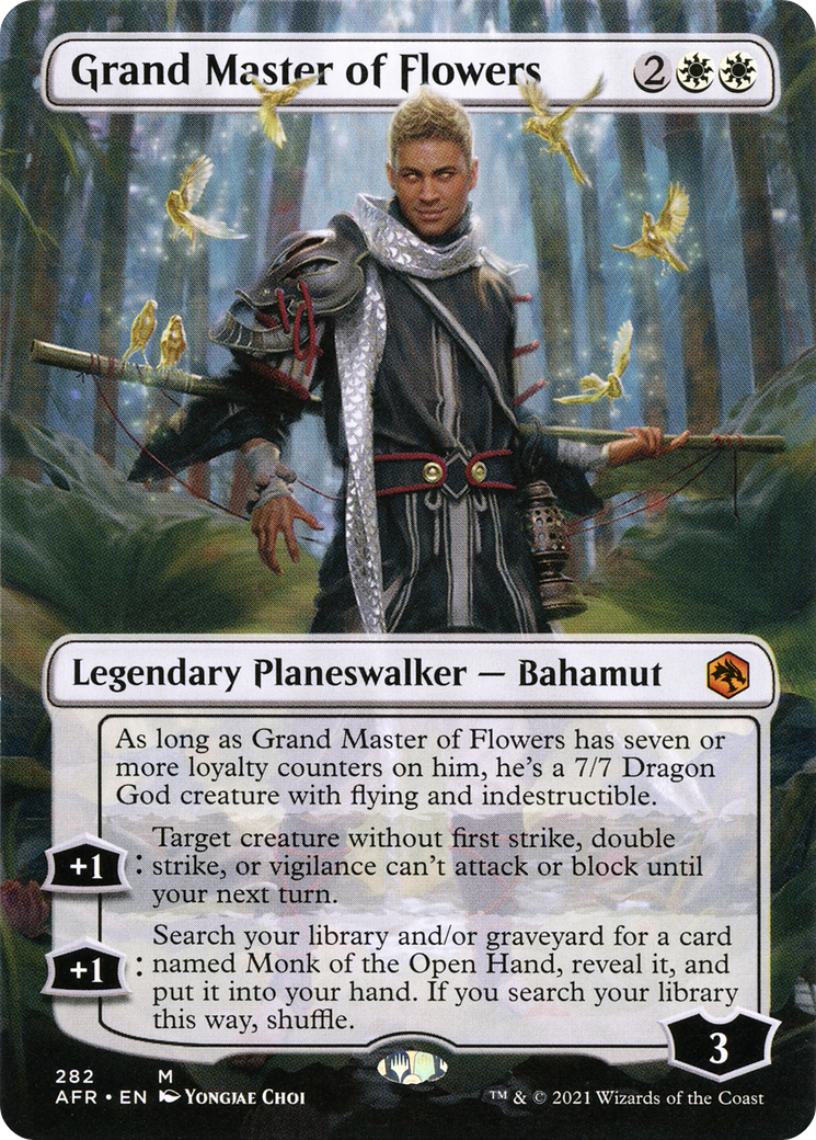 Grand Master of Flowers (Borderless) (AFR-282) [Adventures in the Forgotten Realms]