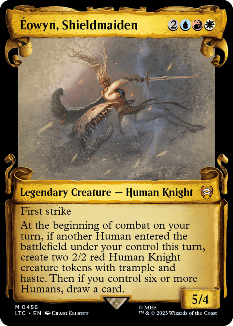 Eowyn, Shieldmaiden (Showcase Scrolls) (LTC-456) [Tales of Middle-earth Commander]