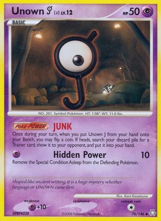 Unown (J) (76/146) [Legends Awakened] - Uncommon