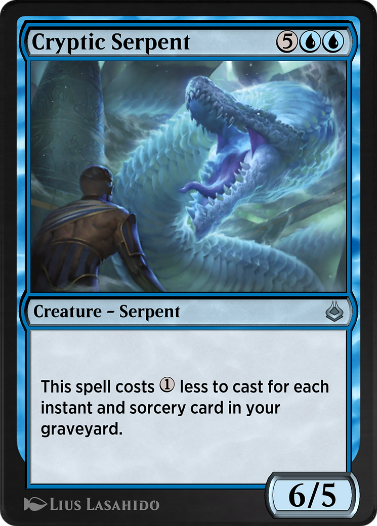 Cryptic Serpent (AKR-057) [Amonkhet Remastered]