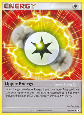 Upper Energy (102/111) [Rising Rivals] Reverse Holofoil - Uncommon