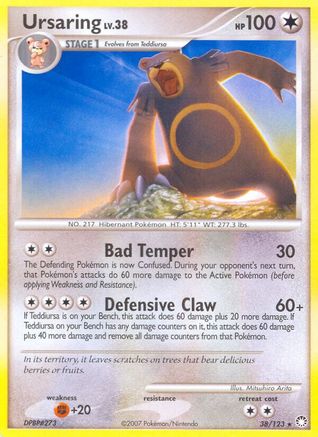 Ursaring (38/123) [Mysterious Treasures] Reverse Holofoil - Rare