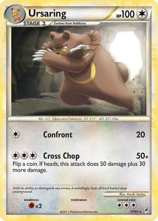 Ursaring (37/95) [Call of Legends] Reverse Holofoil - Rare