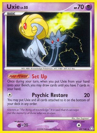Uxie (043/146) [Legends Awakened] - Rare
