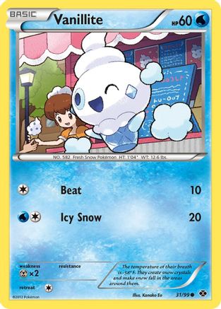 Vanillite (031/99) [Next Destinies] Reverse Holofoil - Common