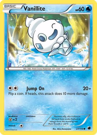 Vanillite (27/116) [Plasma Freeze] Reverse Holofoil - Common