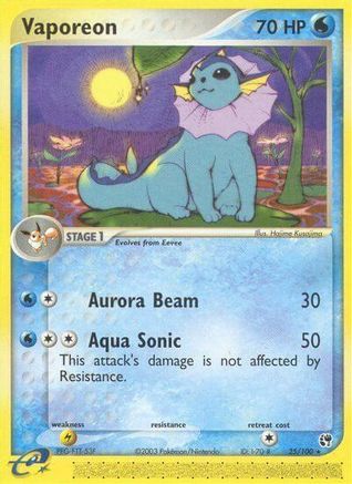 Vaporeon (25/100) [Sandstorm] - Rare