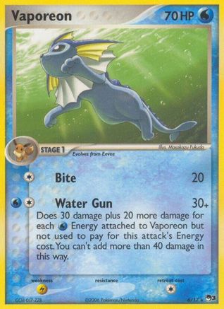 Vaporeon (006/17) [POP Series 3] - Rare